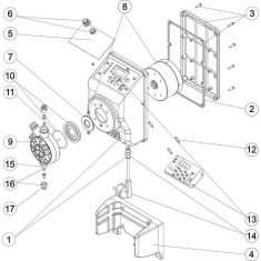Alternative view of Recambio despiece bomba dosificadora EXACTUS MANUAL AstralPool