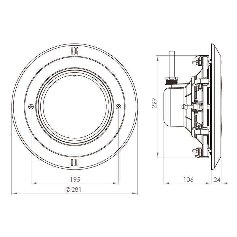 Proyector LED PAR56 LumiPlus Essential RGB 900lm AstralPool - Imagen 3